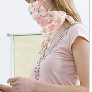 Two Pretty Delicate Face Neck Mask Coverings